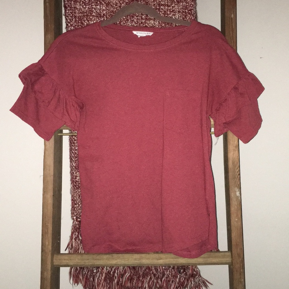 Loveriche Ruffle Sleeve Top
